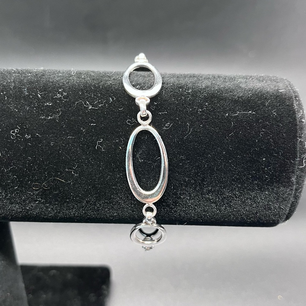 Sterling Silver Oval Link Bracelet